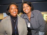 Crystal Smith with her mentor, Lorretta Turnage.