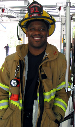 Darryl Lowery, Emergency Medical Technician, National Institutes of Health Fire Department, NIH, Bethesda, MD