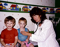 Lynne Haverkos enjoyed doing well child check-ups during her 14 years in private practice.
