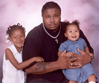 Maurice B. with daughters