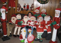 Robin Meckley's Santa collection
