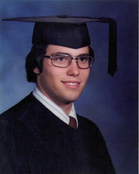 Steve Marquis' high school graduation photo.